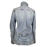 Y2K Military Denim Jacket
