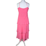 Y2K Layered Pink Beaded Dress
