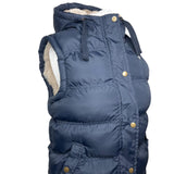 Y2K Navy Puffer Gilet