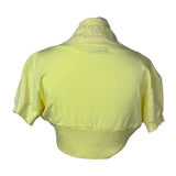 Y2K Beaded Yellow Bolero