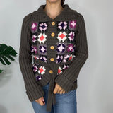 Y2K Flower Knitted Jumper