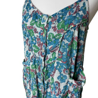 Blue Floral Cami Top