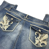 Y2K Embroidered Jeans