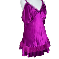 Y2K Purple Satin Cami