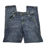 Vintage Abstract Denim Jeans
