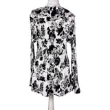 Vintage Long Sleeve Floral Blouse