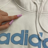 Adidas Embroidered Spell Out Hoodie