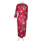 Red Floral Maxi Dress