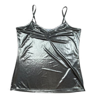 Silver Y2K Cami