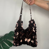 Bronze Sequin Y2K Bag
