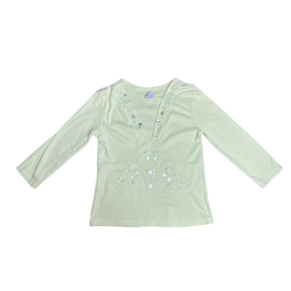 Vintage Pastel Green Top