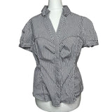 Y2K Pinstripe Fitted Shirt