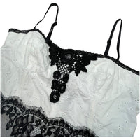 Black & White Corset Cami