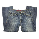 Y2K Gold Embroidered Jeans