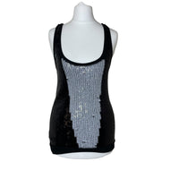 Black Sequin Top