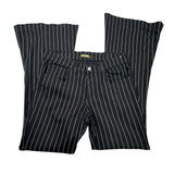 Y2K Pinstripe Flared Jeans