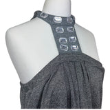Silver Halter Neck Y2K