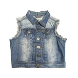 Y2K Denim Vest Jacket