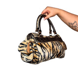 Y2K Tiger Faux Fur Bag