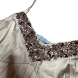 Gold Satin Cami Top