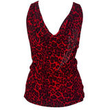 Y2K Animal Print Top