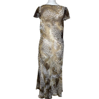 Y2K Animal Print Mesh Maxi Dress