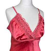 Y2K Pink Satin Cami