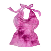 Y2K Ombre Pink Halter-neck Top