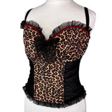 Y2K Leopard Print Corset