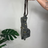 Plaid Earth Squared Handbag