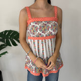 Y2K Floral Babydoll Cami