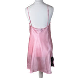 Vintage Pink Satin Slip Dress
