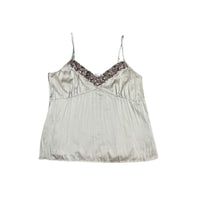 Gold Satin Cami Top