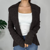 Vintage Brown Y2K Cardigan