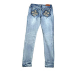Y2K Embroidered Denim Jeans
