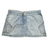 Y2K Micro Mini Denim Skirt