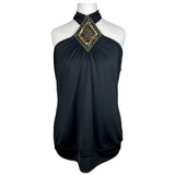 Y2K Embellished Halter Neck Top