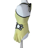 Yellow Y2K Halter Neck Top