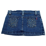 Y2K Micro Mini Denim Skirt