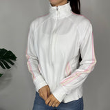 Y2K Stripe Zip Up