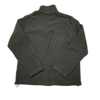 Black Corduroy Fleece Zip Up