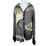 Vintage Long Sleeve Patchwork Shirt