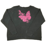 Y2K Pink Butterfly Sweatshirt