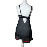 Y2K Mesh Slip Babydoll Dress