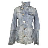 Y2K Military Denim Jacket