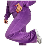 Y2K Purple Velour Tracksuit