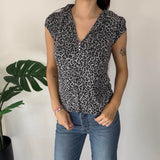RARE 2000’s Jane Norman Animal Print Top