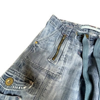 Denim Y2K Cargo Jorts