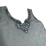 Grey Y2K Embellished Cami
