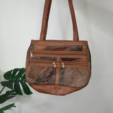 Brown Vintage Patchwork Bag